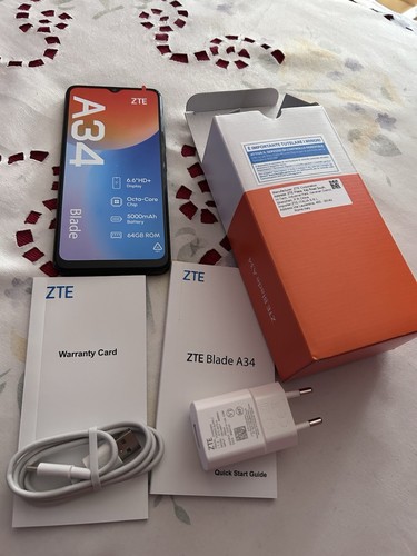 Zte blade a34 hd - zte, 6,6”